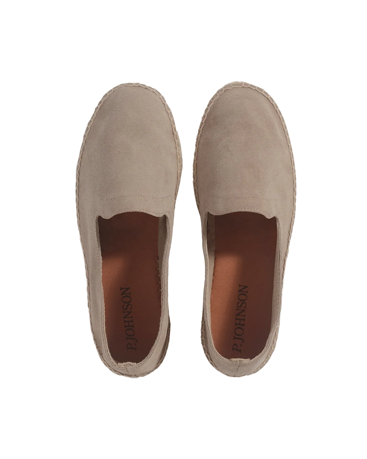 Suede Tonal Espadrille - Stone - Image 3