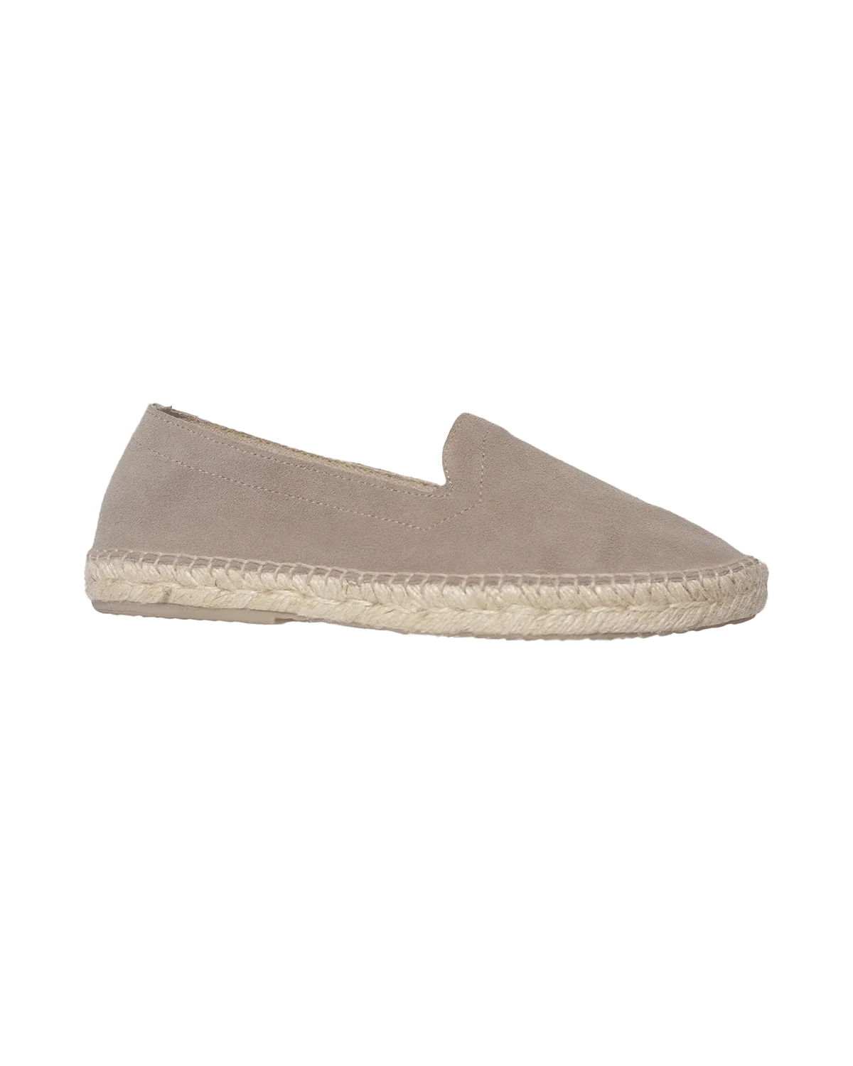 Suede Tonal Espadrille - Stone - Image 4