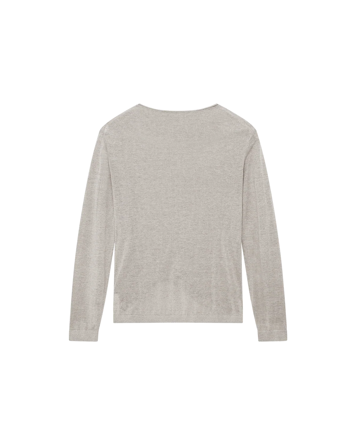 Linen Sweater - Taupe - Image 7