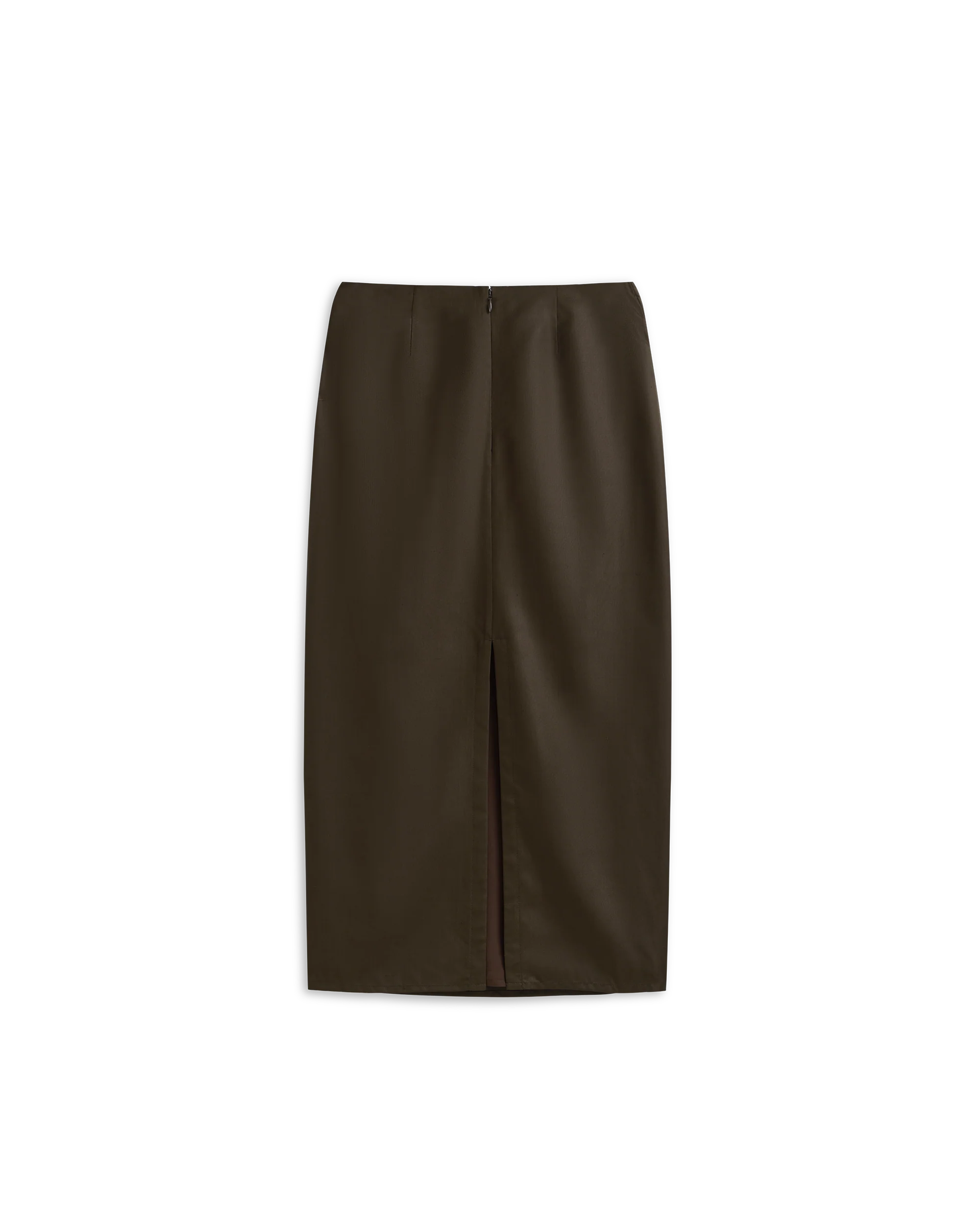 Tia Skirt - Chocolate Dupioni - Image 3