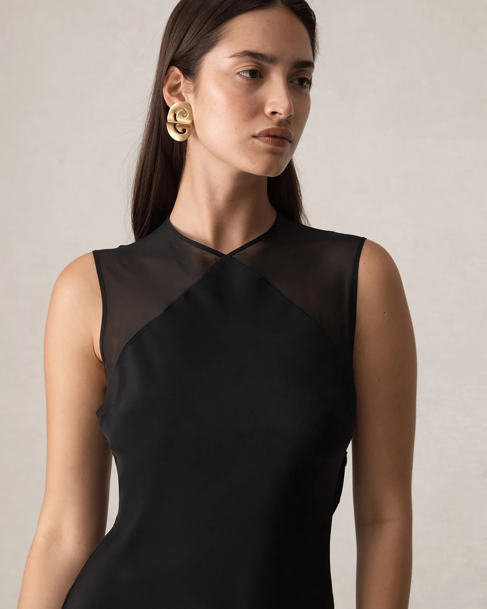 Tina Dress - Black - Image 7