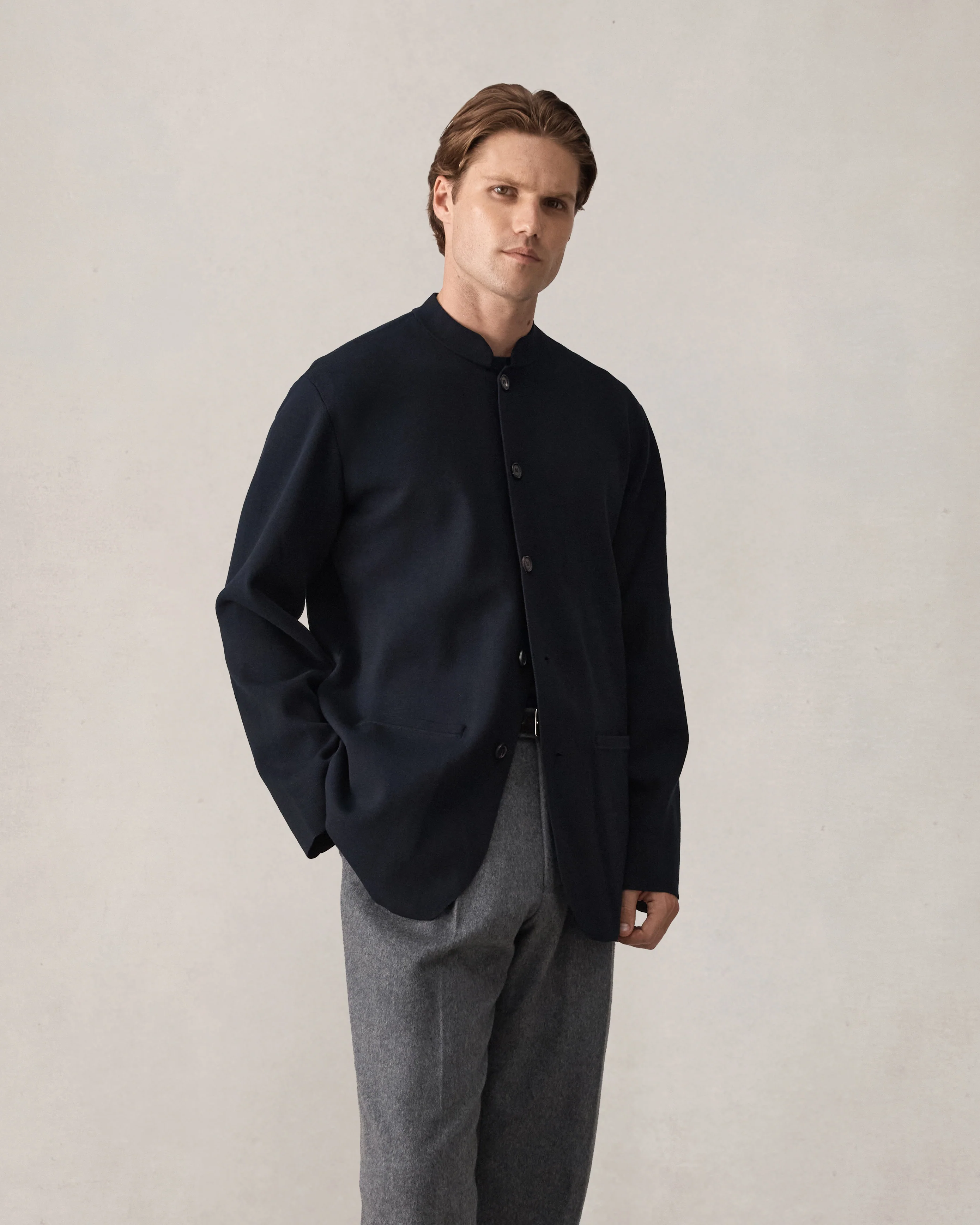 Torino Jacket - Navy - Image 5