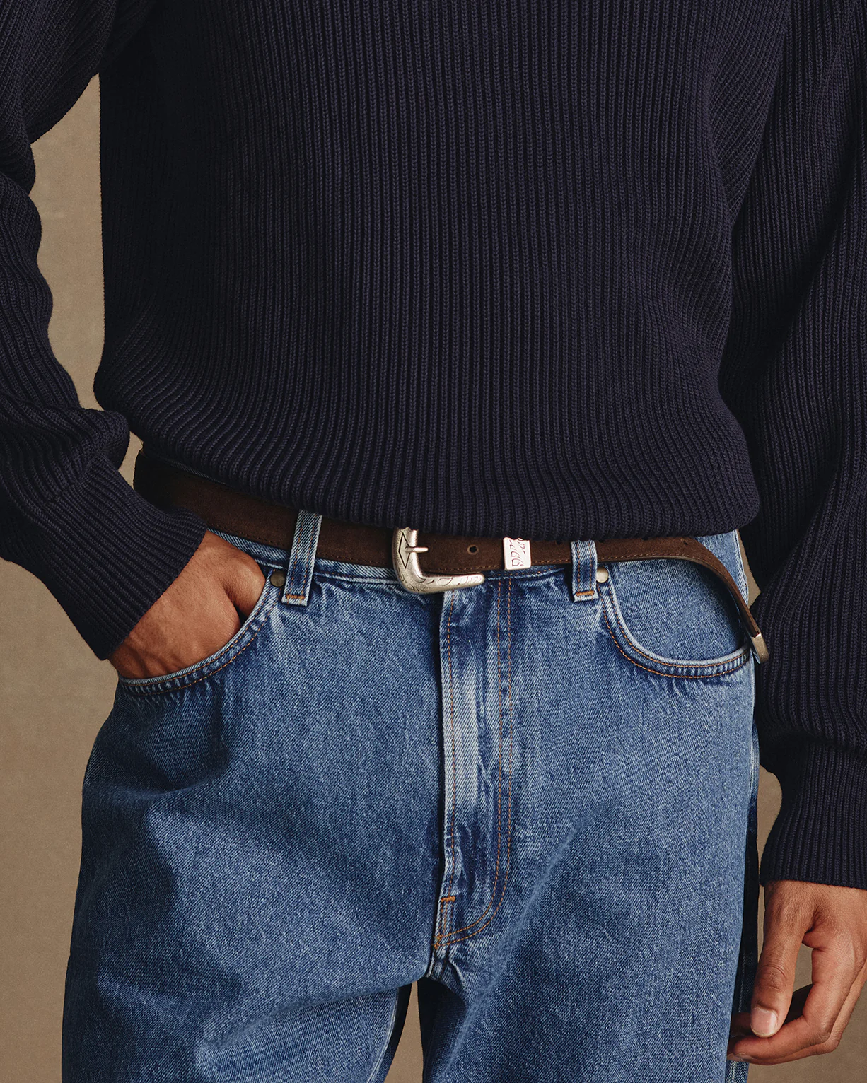 Western Belt - Chocolate - Image 4