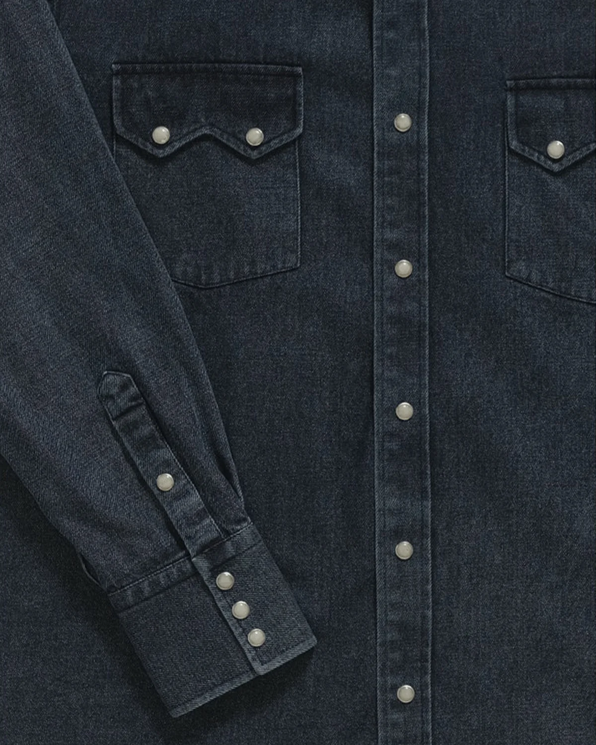 Western Shirt - Black Denim - Image 6