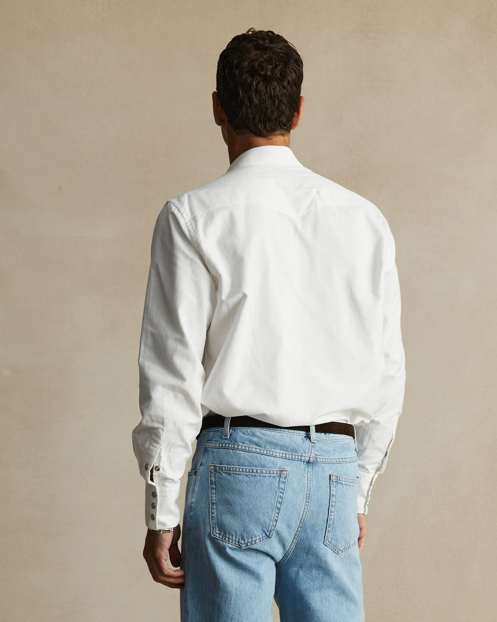Western Shirt - White Oxford - Image 3