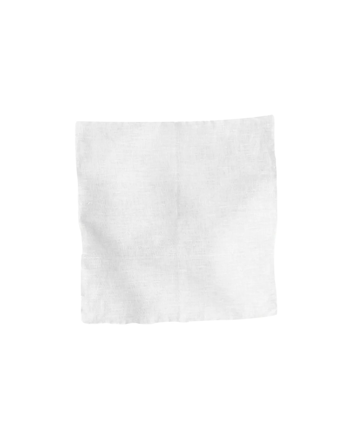 White Linen Pocket Square - Image 3