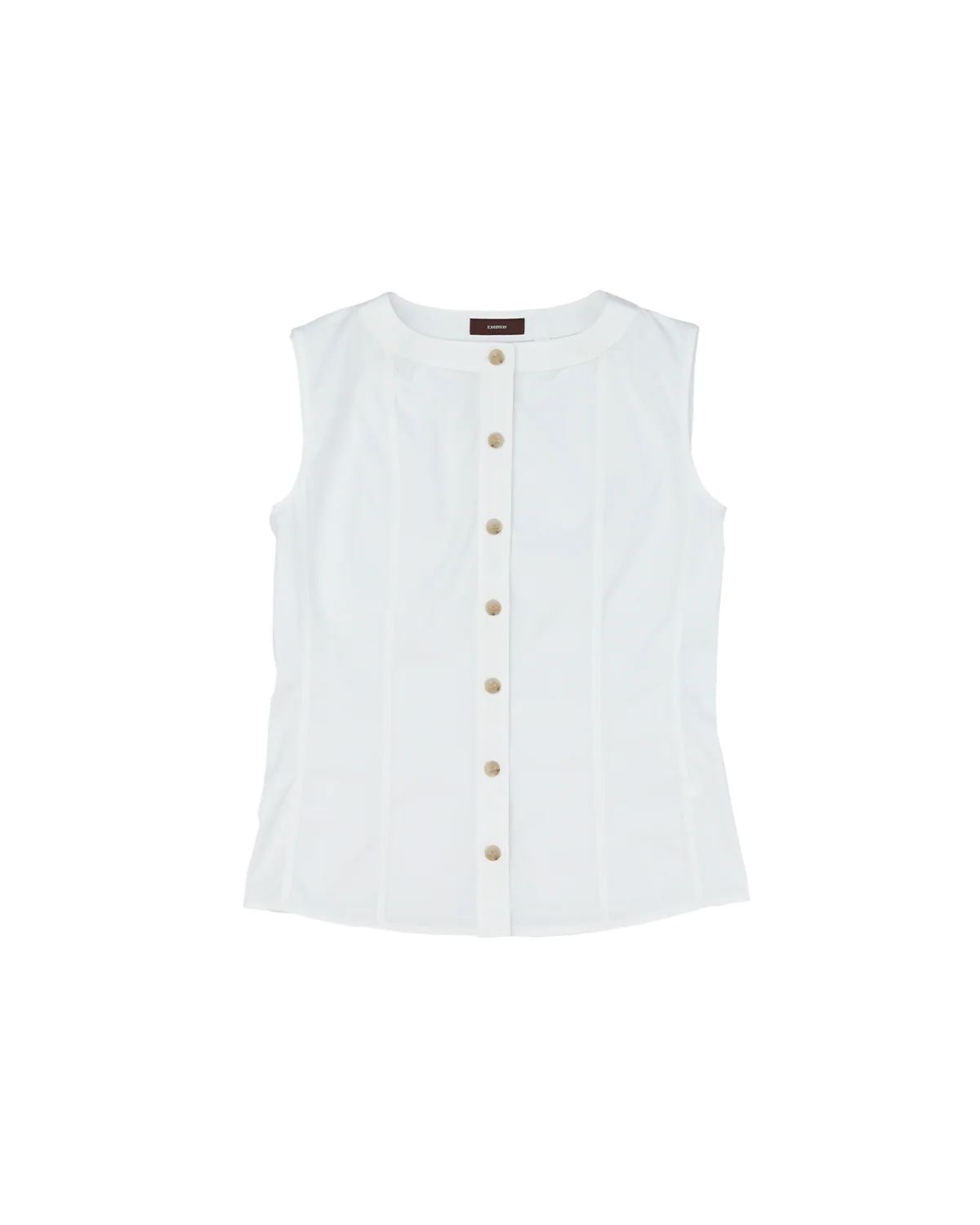 Bodice Top - White Poplin - Image 5