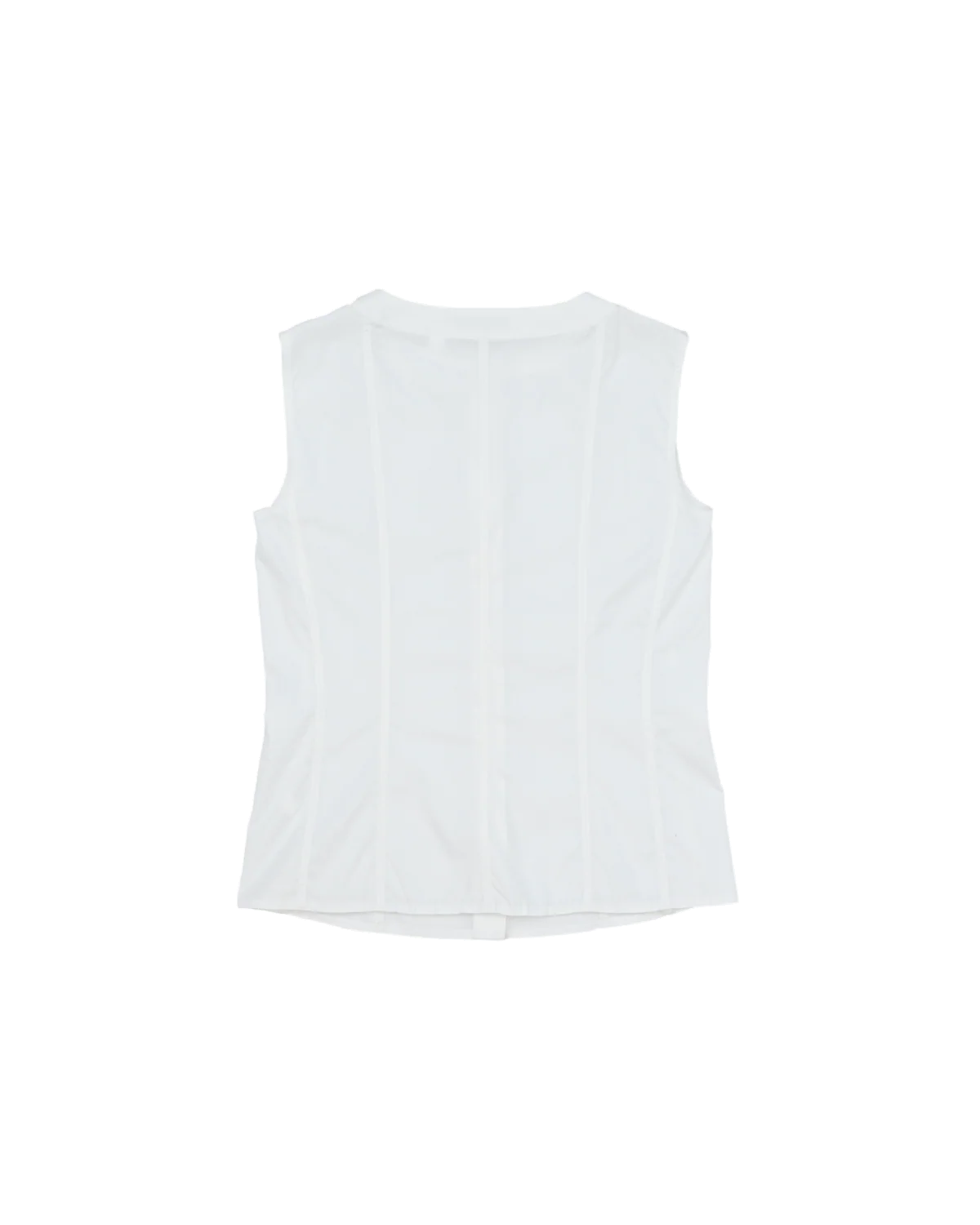 Bodice Top - White Poplin - Image 6