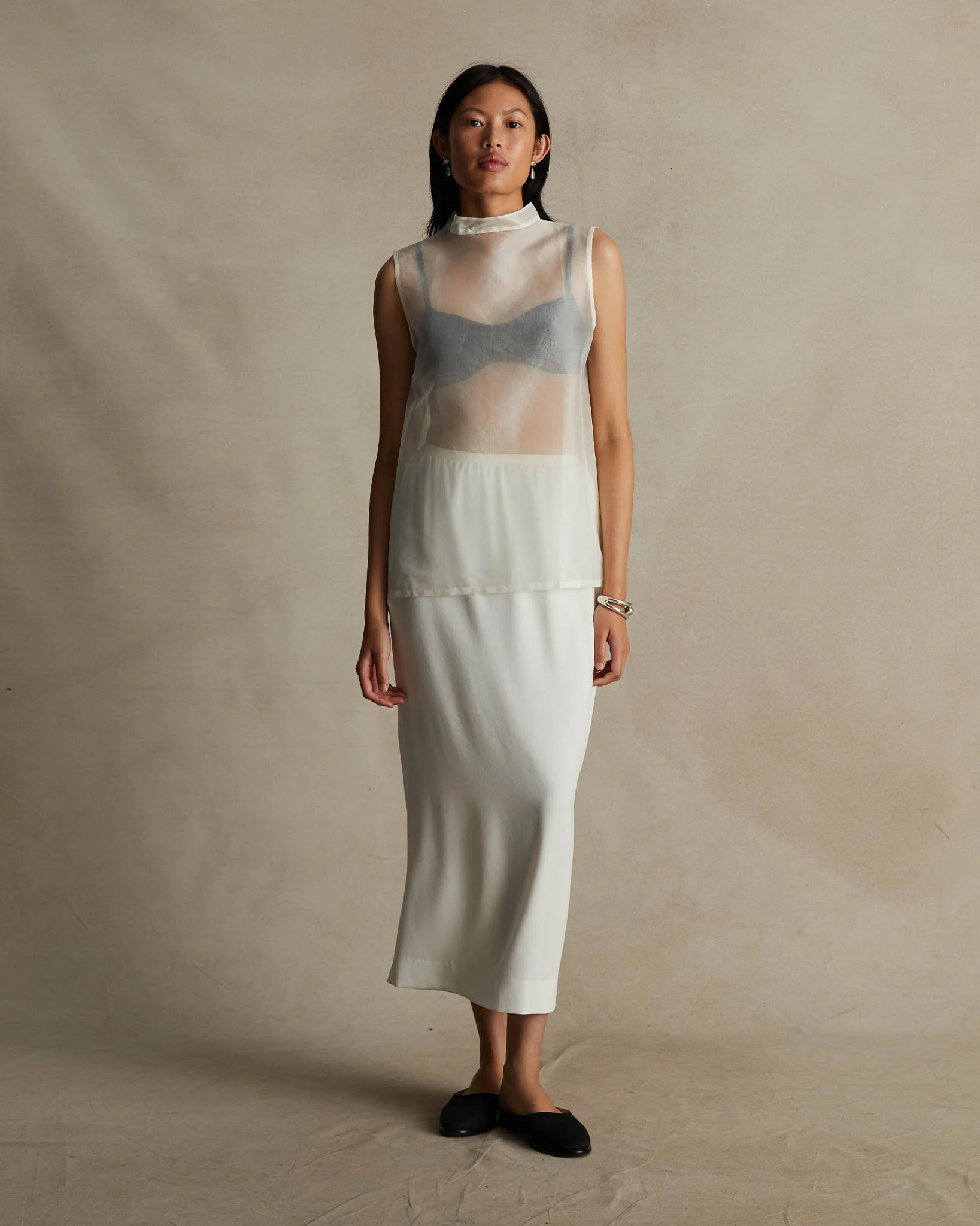 Organza Devon Top - White - Image 5