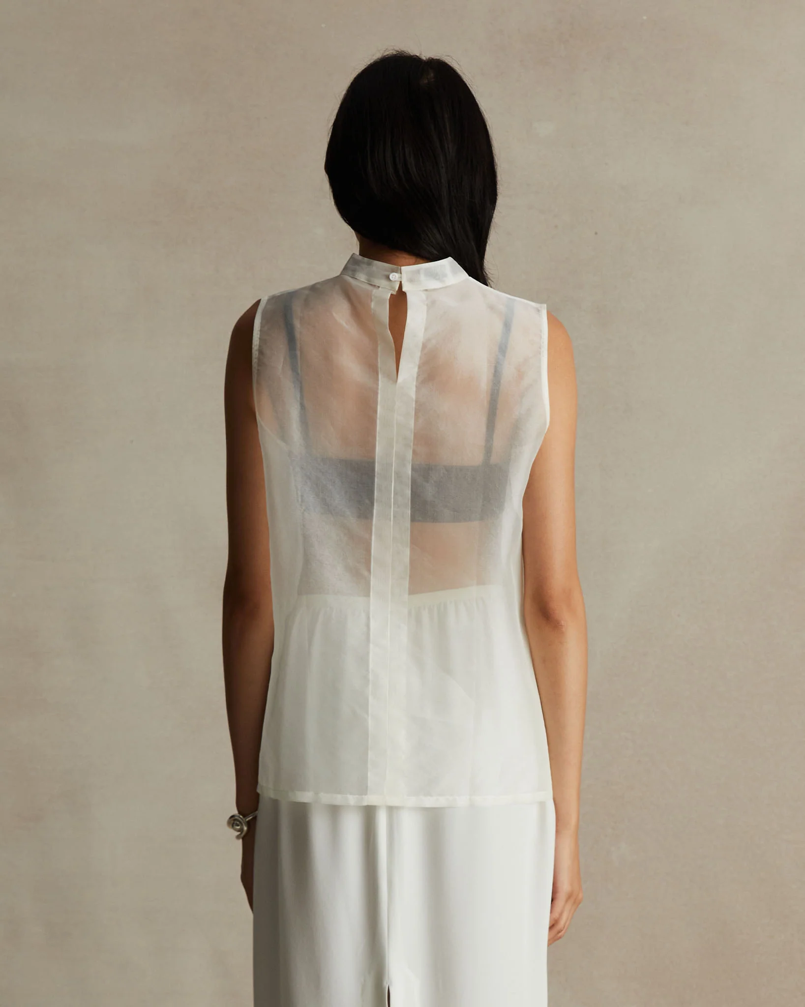 Organza Devon Top - White - Image 6