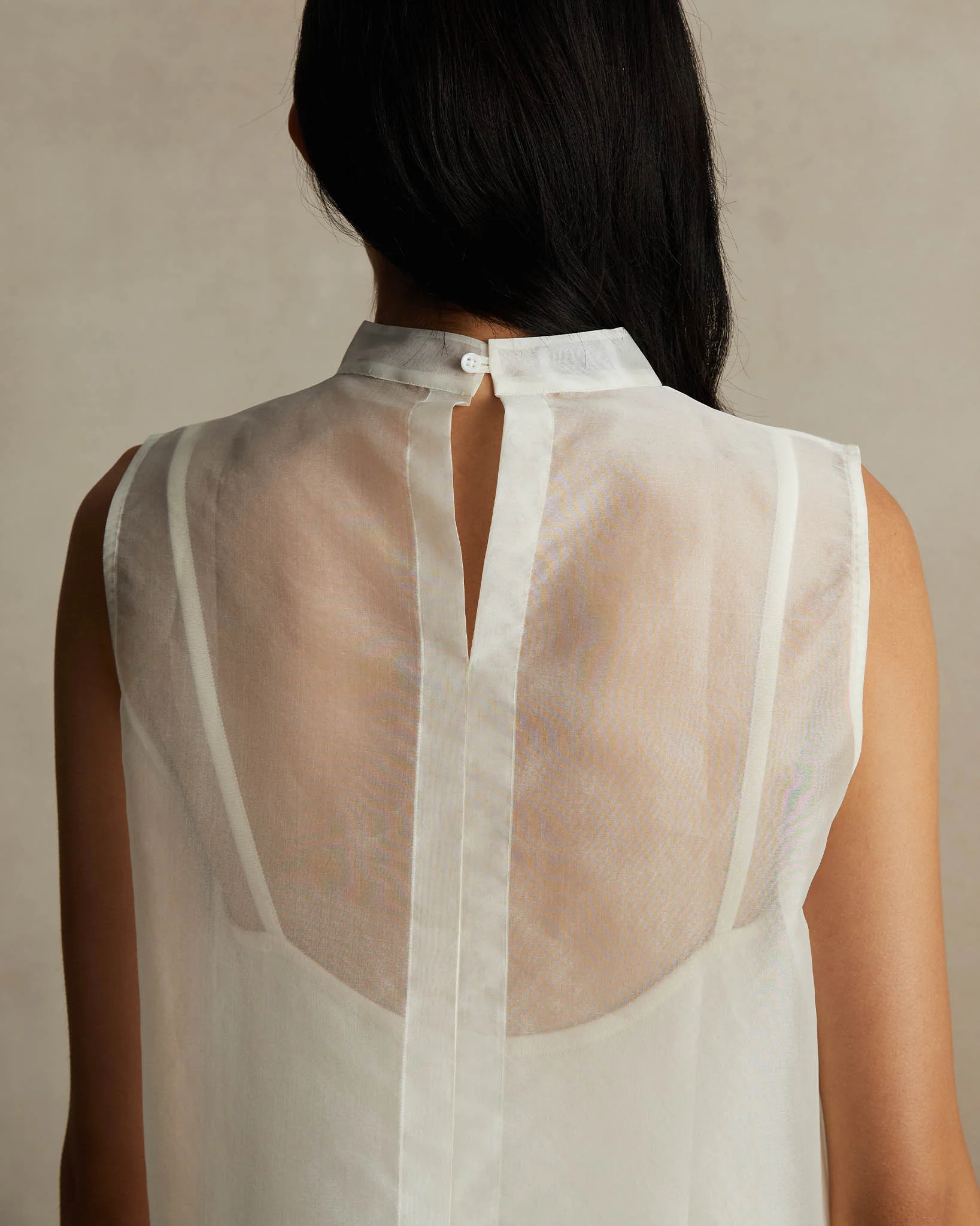Organza Devon Top - White - Image 7