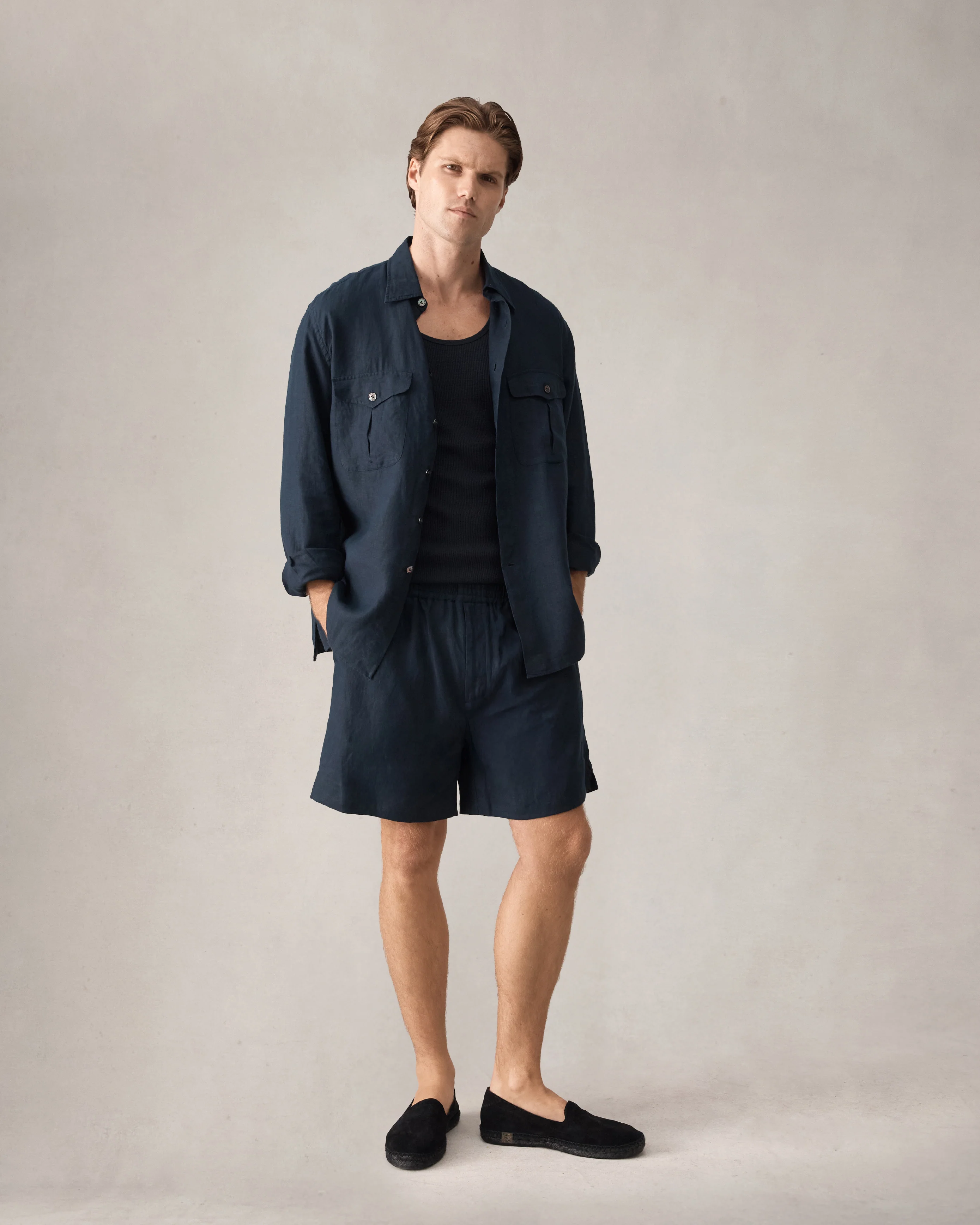 Willis Shirt - Navy - Image 11