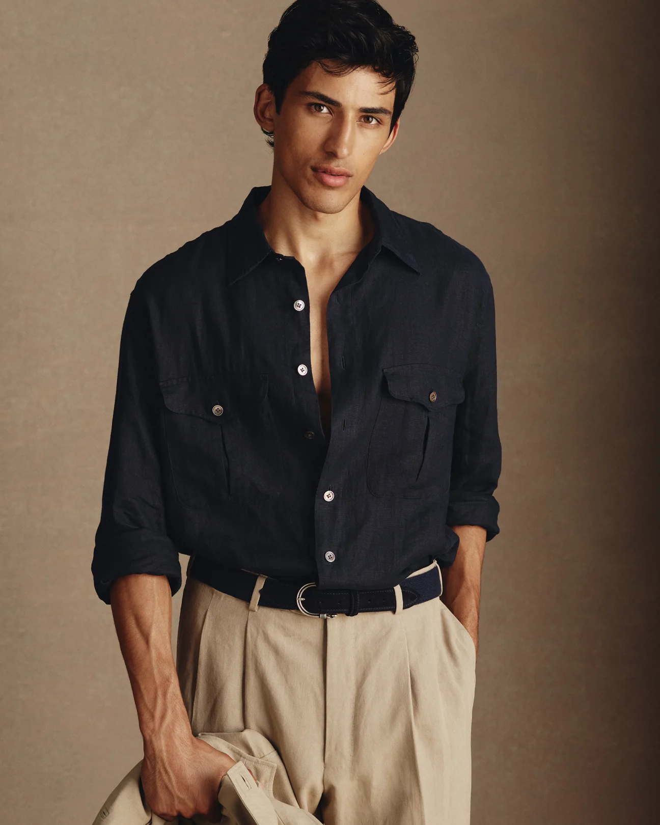 Willis Shirt - Navy - Image 5