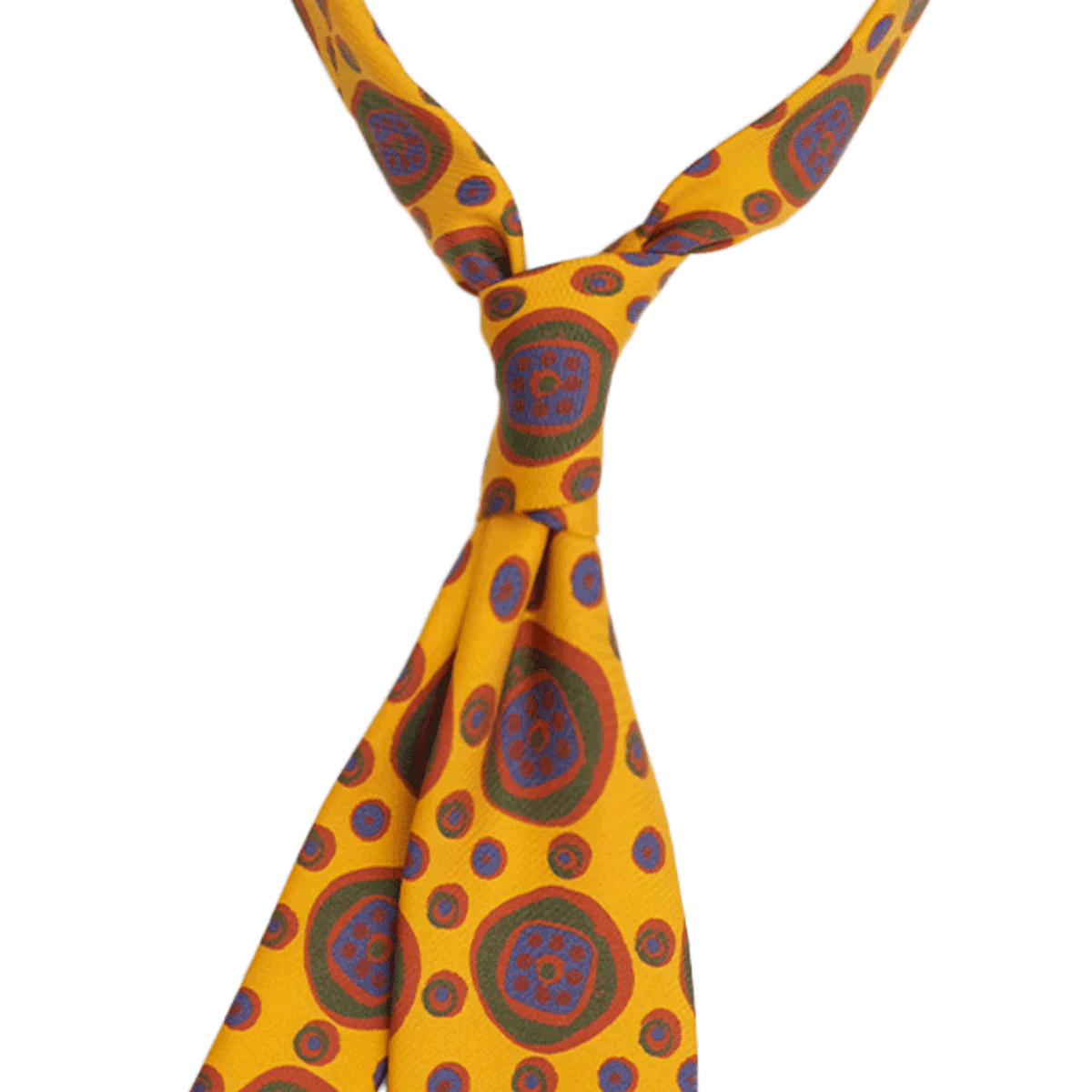 Yellow Erno Print Tie - Image 2